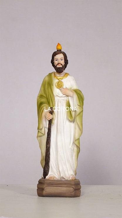12 Inch St Jude poly marble statue