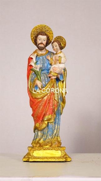 12 Inch St Joseph poly marble Statue