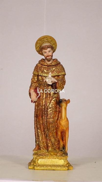 Francis Assisi poly marble Statue 16 Inch
