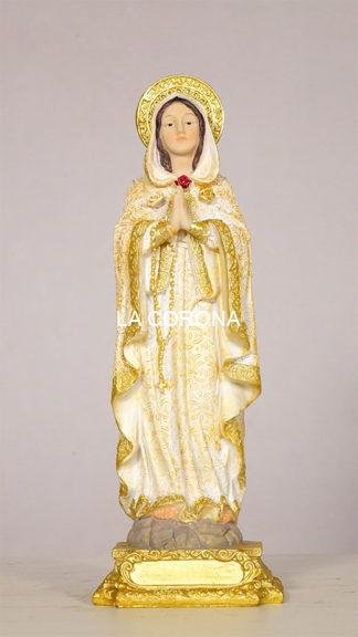 16 Inch poly marble Rosa Mystica Statue