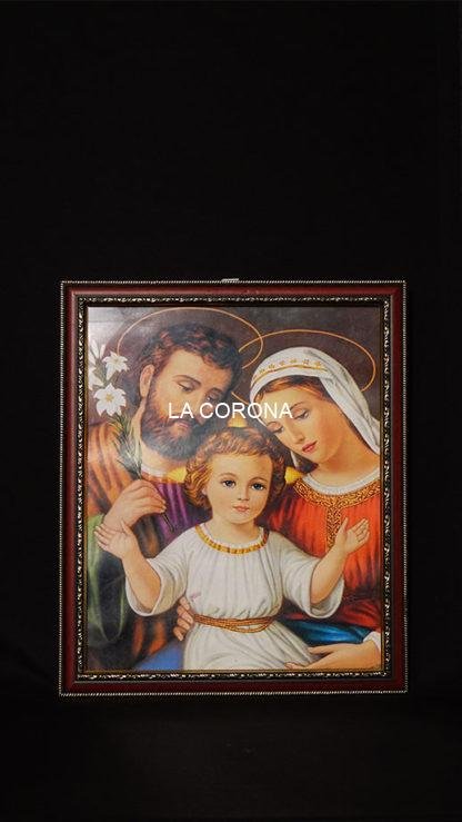 19*15 Inch Holy Family Wooden Frame