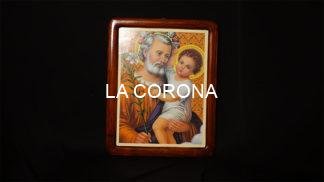 20*16 Inch St Joseph Wooden Frame With Glass