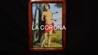 15*11 Inch St Sebastian Wooden Frame With Glass