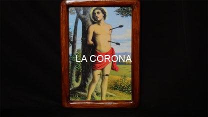 15*11 Inch St Sebastian Wooden Frame With Glass