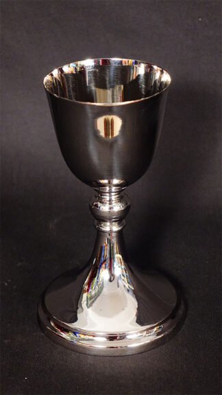 8.5 Inch Steel Chalice and Paten