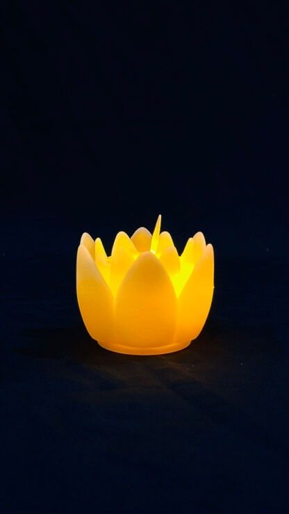2.5 Inch Lotus Shaped LED candle