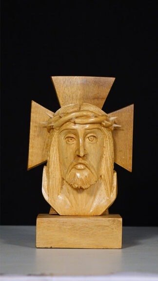 6 Inch Wooden Holy Face