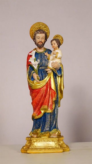 Shop St Joseph Poly Marble Statue 16 Inch