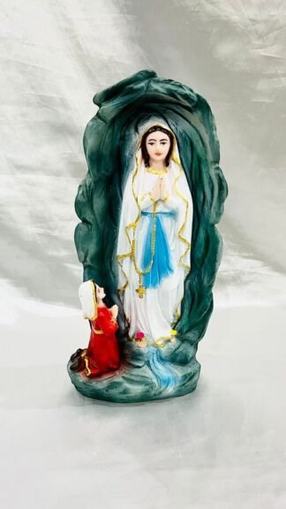 12 Inch Our Lady of Lourdes poly marble Statue