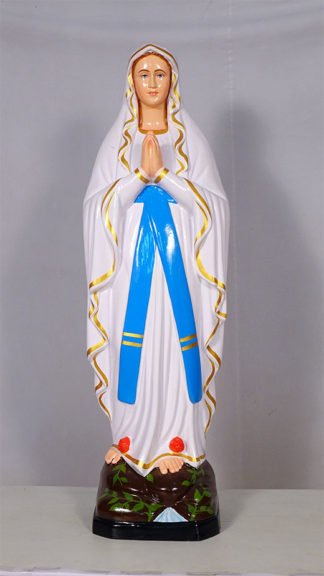 Our Lady of Lourdes Fiber Statue Online