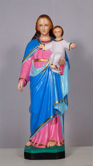 2.5 Ft Help Of Mary FIBER Statue
