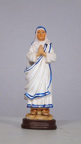 6 Inch Mother Theresa Poly marble Statue