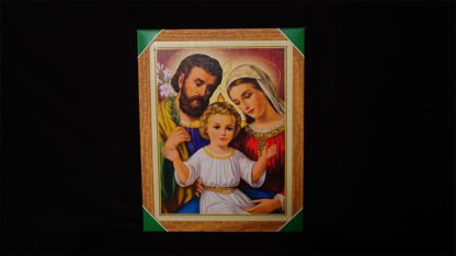 20*16 Holy Family Fiber Frame Without Glass
