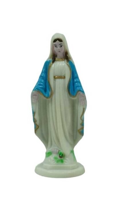 4 Inch Mary Plastic Statue