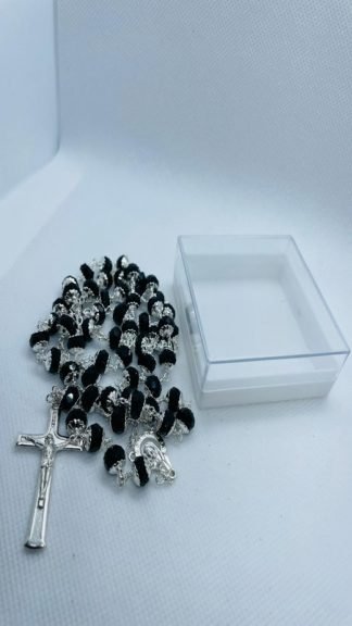 6MM Tyre Crystal Rosary with cup Online