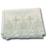 2 Meter Sliver color Thread Embroidered Altar Cloth