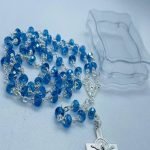 6MM Special Knot Tyre Crystal Rosary with cup