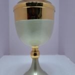 9 Inch Silver And Gold Finish Ciborium