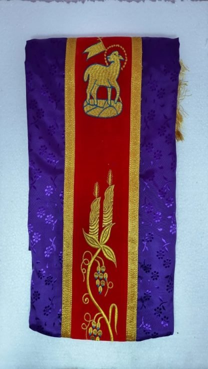Superior Quality Violet Colour Priest Vestment