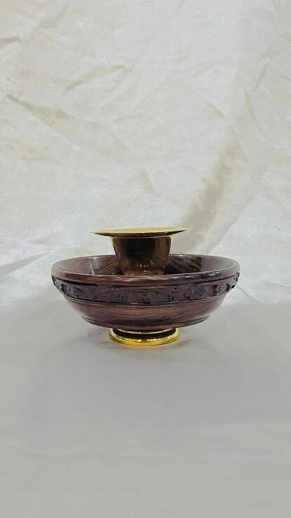 6 Inch Wooden Open Chalice
