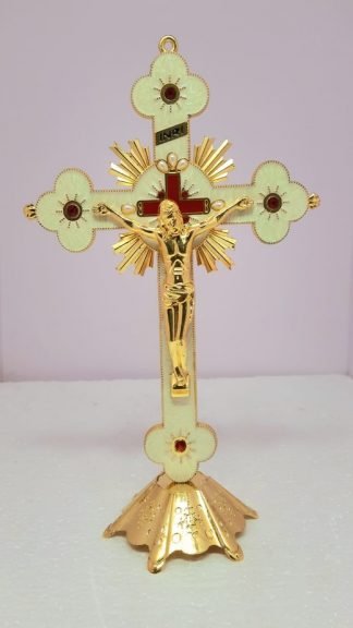 12 INCH Elegant Gold Plated Crucifix Online