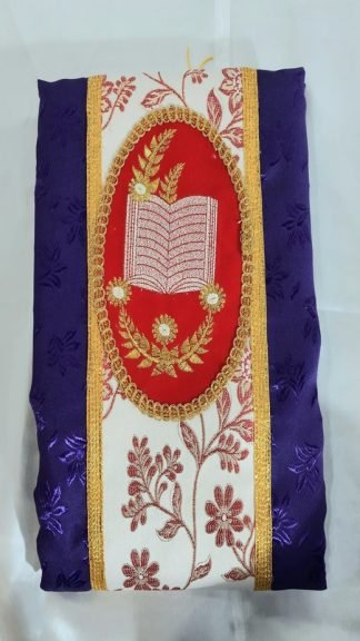 Purple And White Priest Vestment