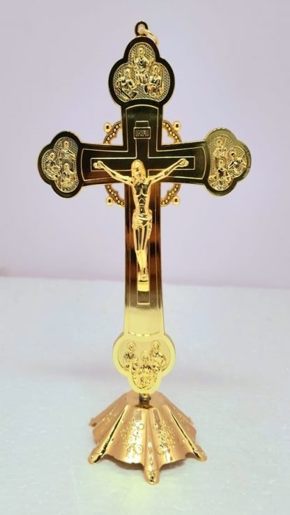 Gift 8 INCH Gold Plated Crucifix For Car