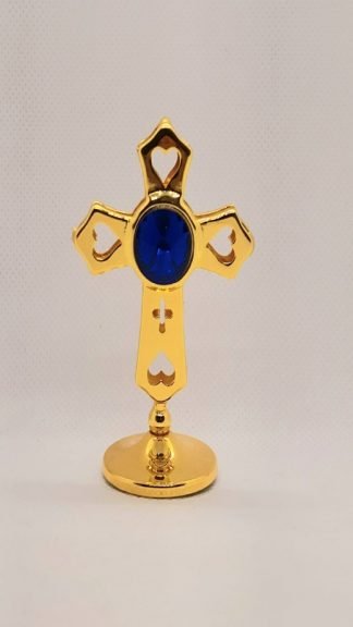 Buy 4 Inch Gold Plated Crucifix For Car Online