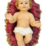 18.5  Inch Italian Poly Marble Baby Jesus Figure