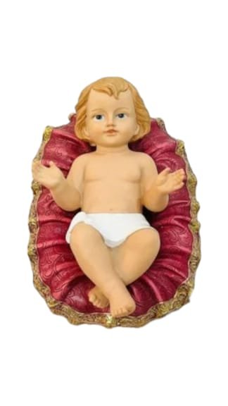 12 Inch Italian Polymarble Baby Jesus Figure