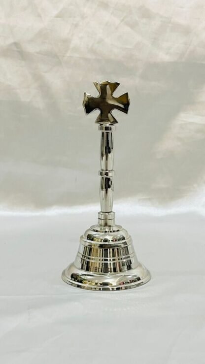 6 Inch Silver Plated Bell