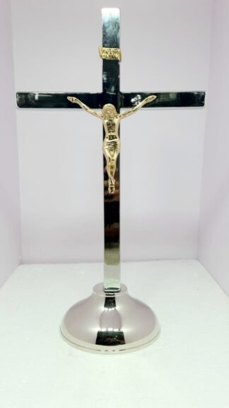 20 Inch Gold plated Figure Crucifix