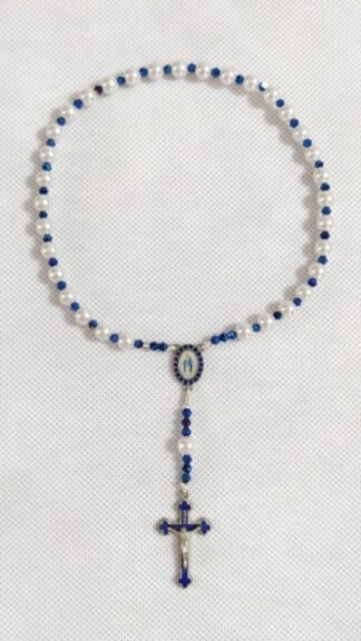 8mm Pearl With Crystal - 33 Beads Rosary