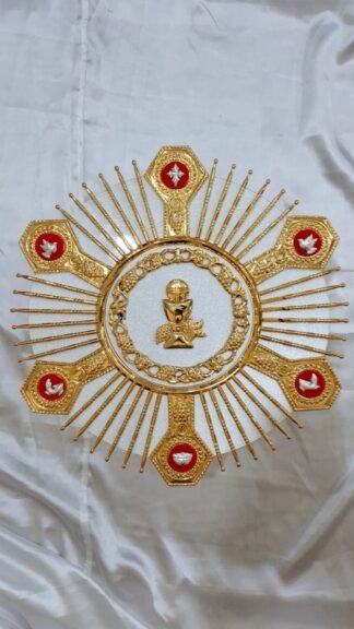 19 Inch Diameter Gold Plated Tabernacle