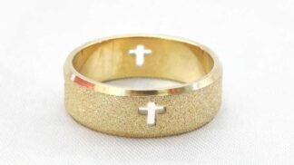 Embedded Gold Plated Ring