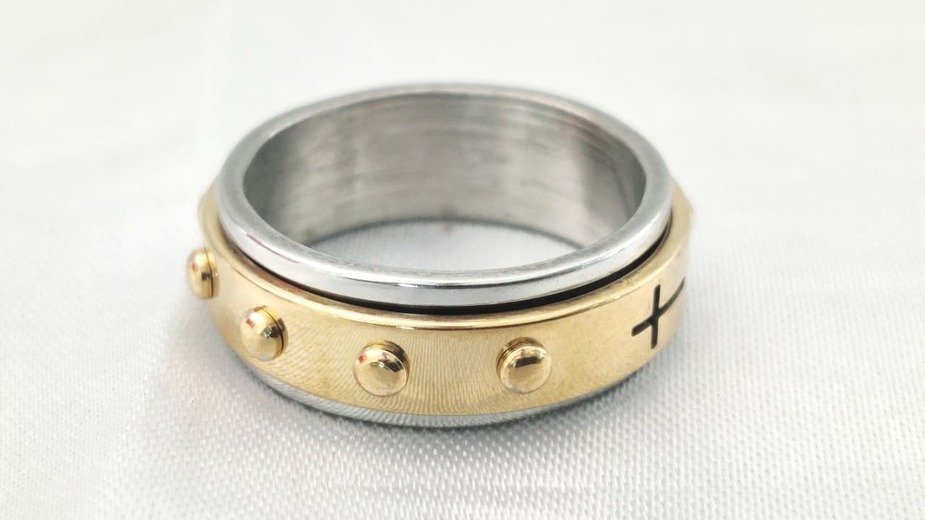 Gold Plated Embedded Ring - Image 3