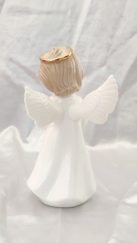 Angel Poly Marble Statue - 7 Inch - Image 5
