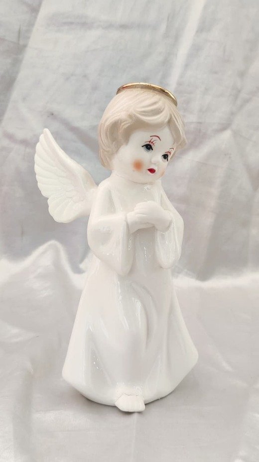 Angel Poly Marble Statue - 7 Inch - Image 3