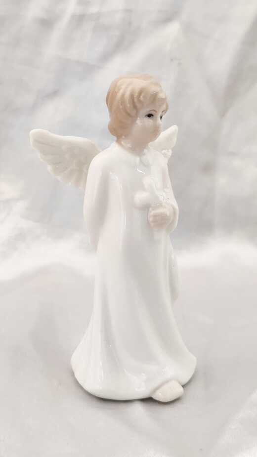 Angel Poly Marble Statue - 4.5 Inch - Image 5