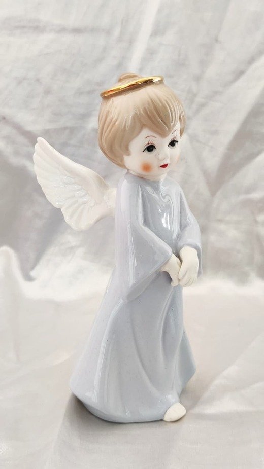 Angel Poly Marble Statue - 4 Inch - Image 2