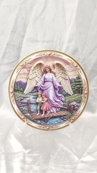 Angel Poly Marble Statue - 8 Inch