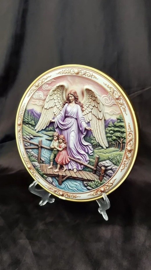 Angel Poly Marble Statue - 8 Inch - Image 7