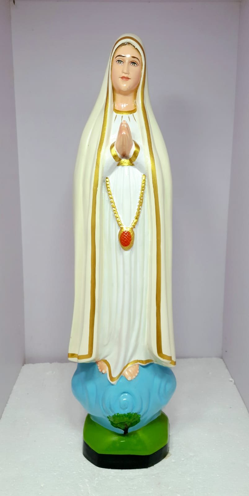 2 Feet Fathima matha Statue - la corona del rosario