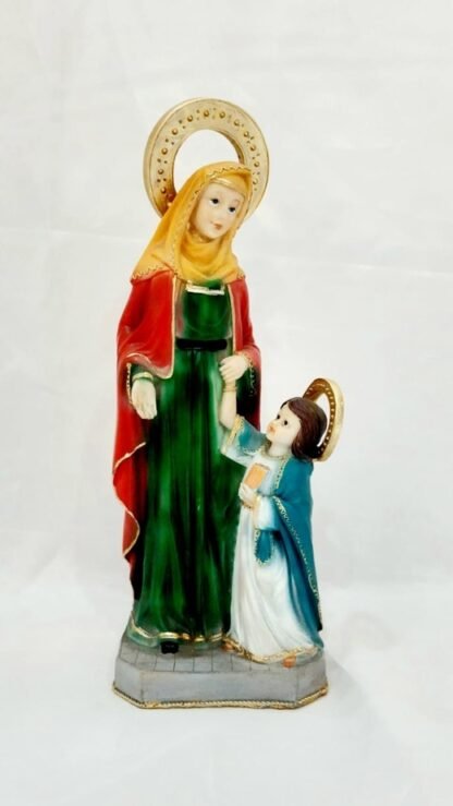 12 Inch ST. Anne poly marble Statue