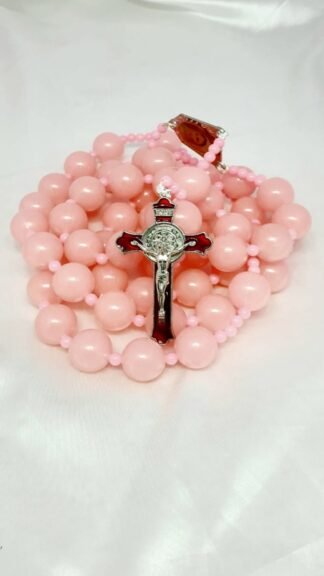 Rose Colored Photo Rosary
