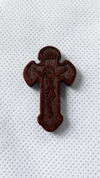 1 Inch Wooden Cross Pendants