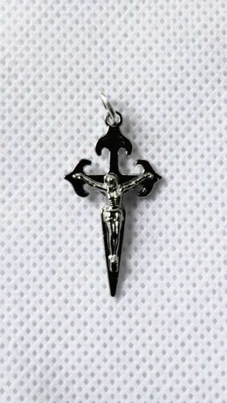 1 Inch Silver Plated Cross Pendants