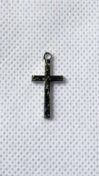 1 Inch Silver Plated Cross Pendants