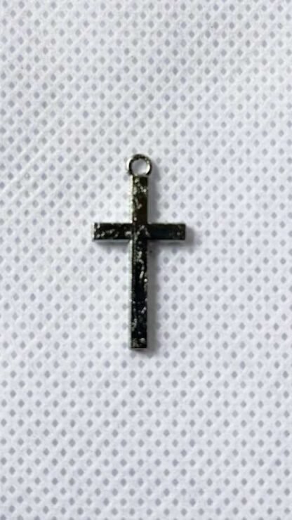 1 Inch Silver Plated Cross Pendants