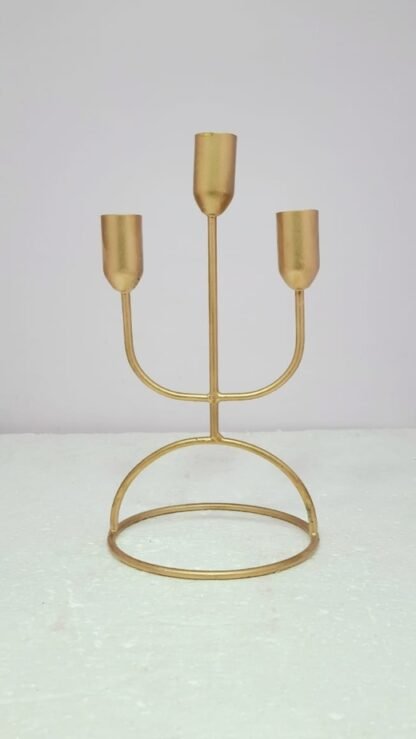 10.5 Inch Tri-Candle Stand